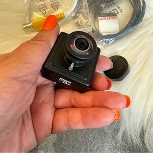 HD CCTV Digital Video Camera HD 38 mm Black